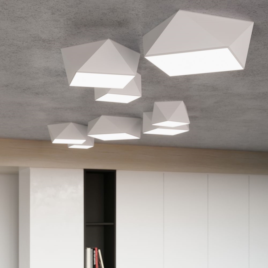 Plafonsko svetlo HEXA 1xE27/60W/230V belo