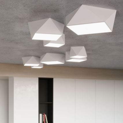 Plafonsko svetlo HEXA 3xE27/60W/230V belo