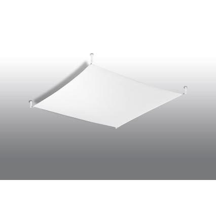LED stropno svetlo LUNA 4xG13/8,5W/230V 105x105 cm belo