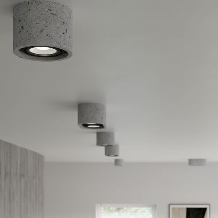 Plafonsko svetlo BASIC AR111 1xGU10/40W/230V beton