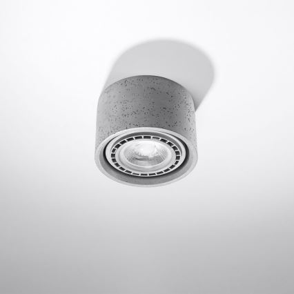 Plafonsko svetlo BASIC AR111 1xGU10/40W/230V beton