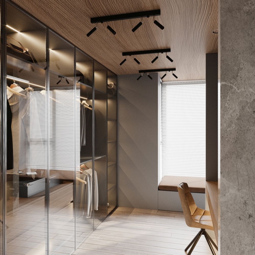 Spot svetiljka EYETECH 4xG9/12W/230V crna