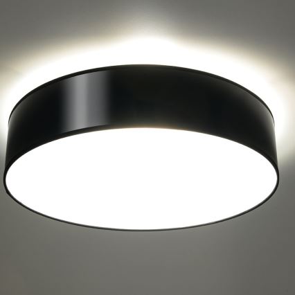 Stropna svetiljka ARENA 4xE27/15W/230V crna