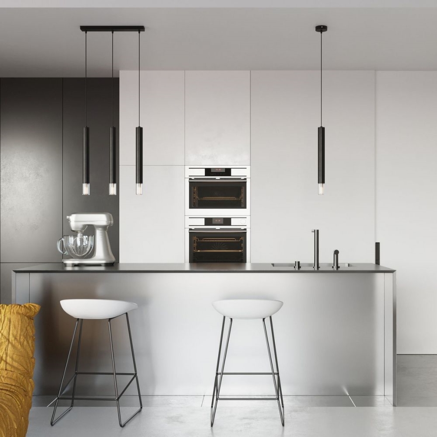 Luster na sajli VIZIER 2xG9/40W/230V crni
