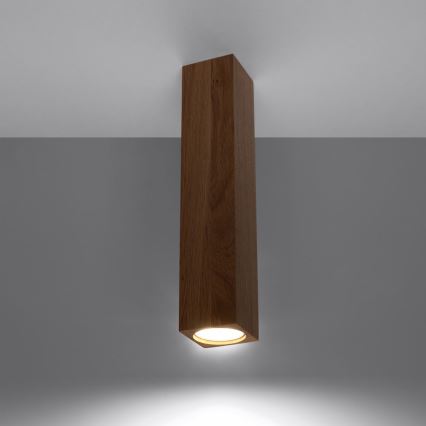 Spot svetiljka KEKE 1xGU10/40W/230V 30 cm hrast