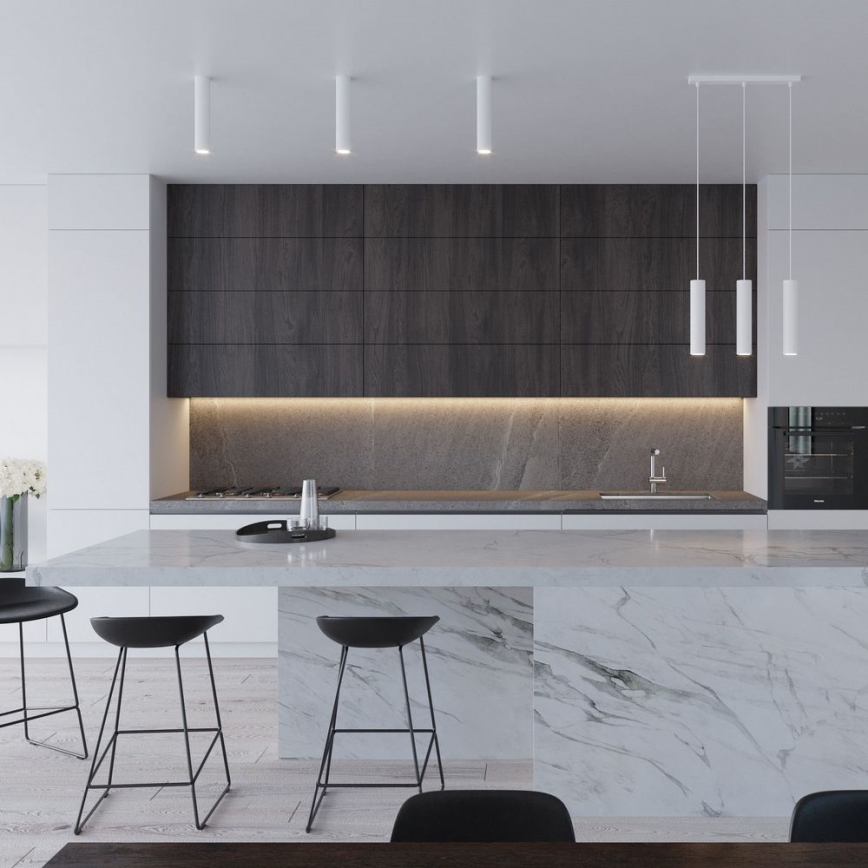 Luster na sajli LAGOS 3xGU10/10W/230V bela