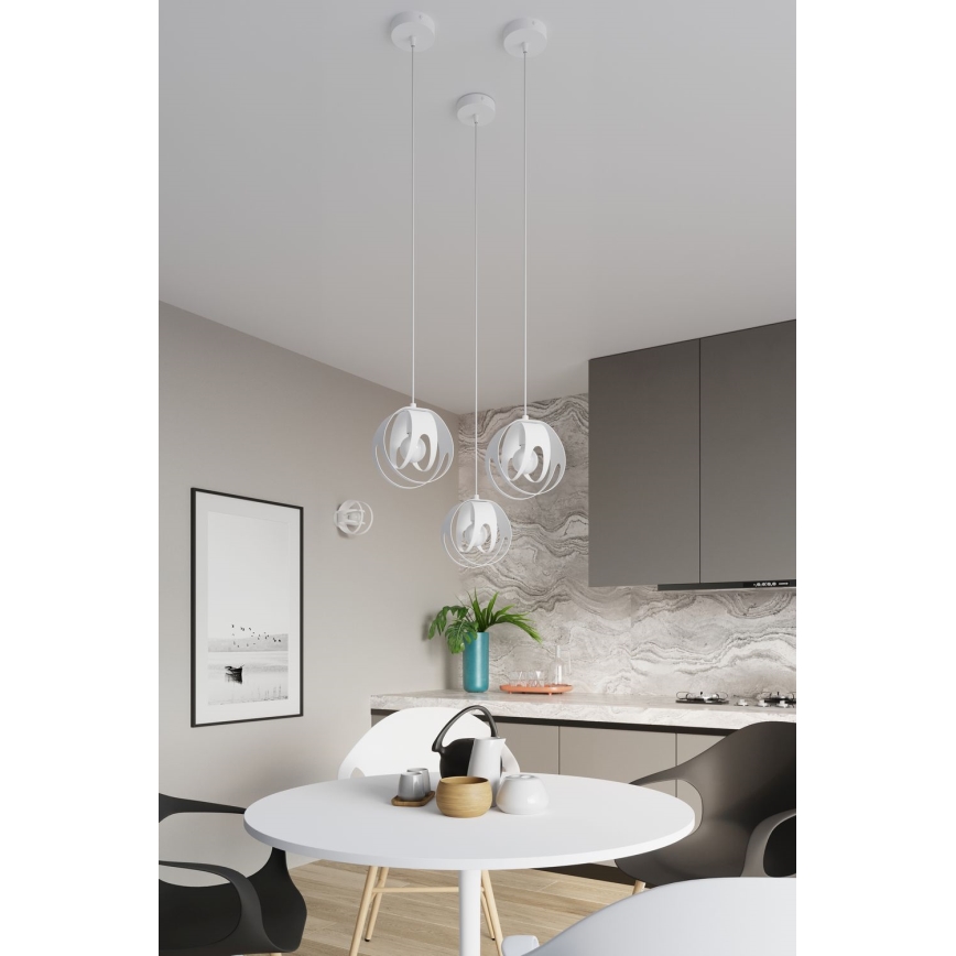 Plafonski luster TULOS 1xE27/60W/230V beo