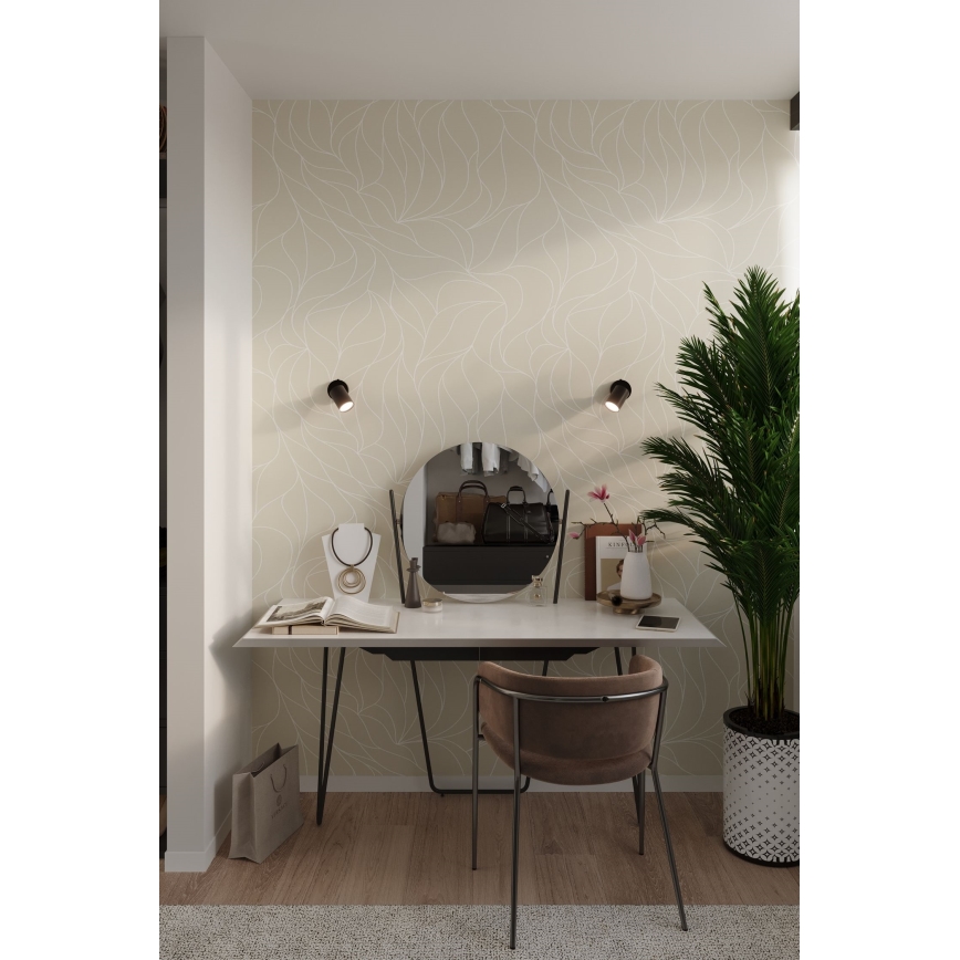 Zidno reflektorsko svetlo LEMMI 1xGU10/40W/230V crno