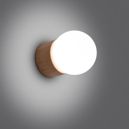 Zidna spot svetiljka BOOMO 1xG9/8W/230V bukva