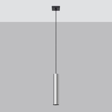 Luster na sajli LAGOS 1xGU10/10W/230V sjajni hrom