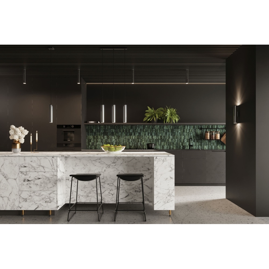 Luster na sajli LAGOS 1xGU10/10W/230V sjajni hrom