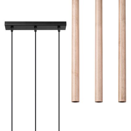 Luster na sajli PASTELO 3xG9/8W/230V buk