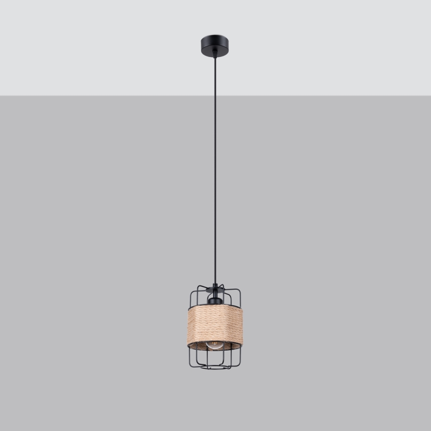 Luster na sajli GIZUR 1xE27/15W/230V