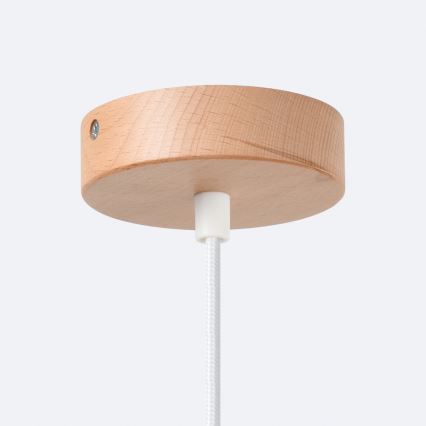 Luster na sajli JAGA 1xE27/15W/230V, prečnik 30 cm, beo