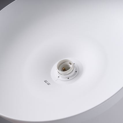 Luster na sajli INDY 1xE27/15W/230V, prečnik 38 cm, bela
