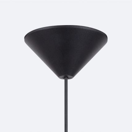Luster na sajli GINA 1xE27/15W/230V Ø 38 cm crna