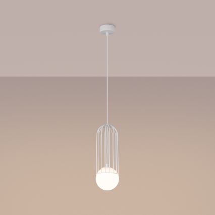Luster na sajli BRINA 1xG9/8W/230V bela