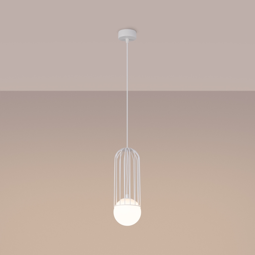 Luster na sajli BRINA 1xG9/8W/230V bela