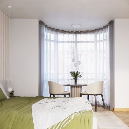 Luster na sajli BRINA 1xG9/8W/230V bela
