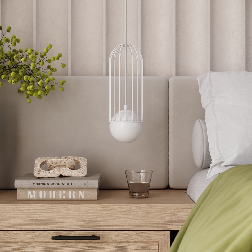 Luster na sajli BRINA 1xG9/8W/230V bela