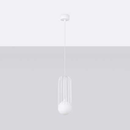Luster na sajli BRINA 1xG9/8W/230V bela