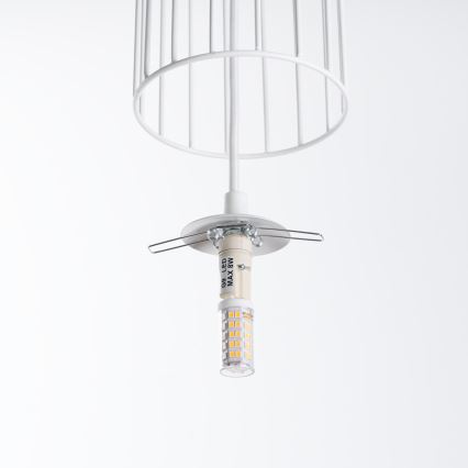 Luster na sajli BRINA 1xG9/8W/230V bela