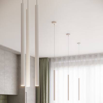Luster na sajli ARCHE 3xG9/8W/230V bela