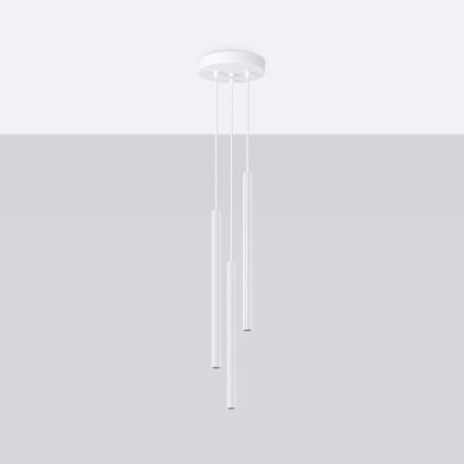 Luster na sajli ARCHE 3xG9/8W/230V bela