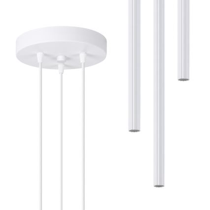 Luster na sajli ARCHE 3xG9/8W/230V bela