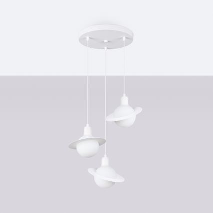 Luster na sajli HYPERION 3xG9/8W/230V beli