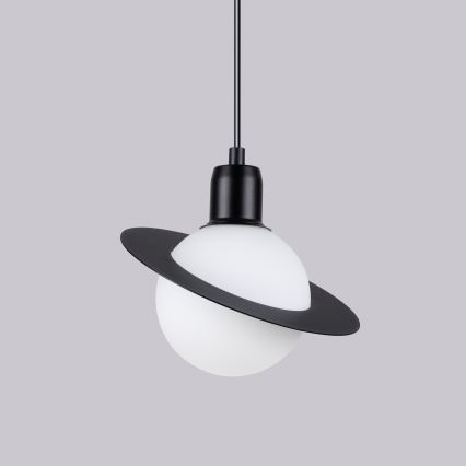 Luster na lanku HYPERION 1xG9/8W/230V crni