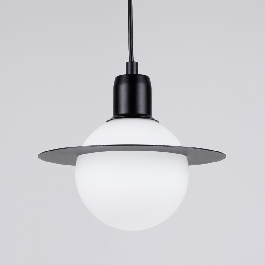 Luster na lanku HYPERION 1xG9/8W/230V crni