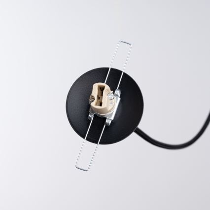 Luster na lanku HYPERION 1xG9/8W/230V crni