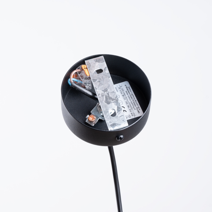 Luster na lanku HYPERION 1xG9/8W/230V crni