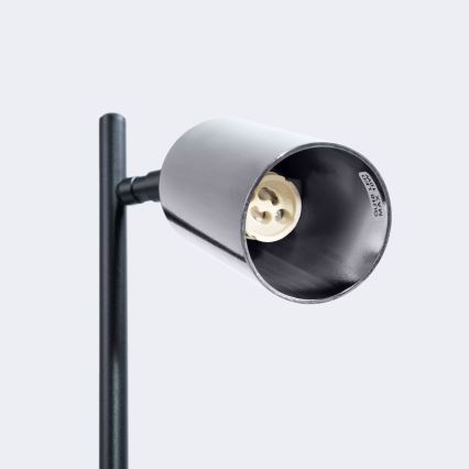 Stona lampa WINX 1xGU10/10W/230V crna/sjajni hrom