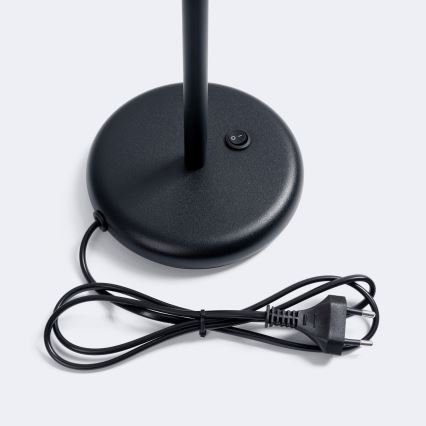 Stona lampa WINX 1xGU10/10W/230V crna/sjajni hrom