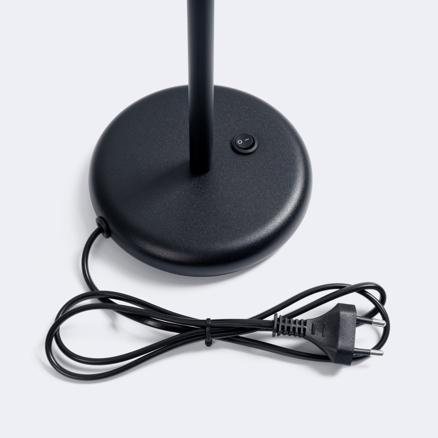 Stona lampa WINX 1xGU10/10W/230V crna/sjajni hrom