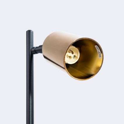 Stona lampa WINX 1xGU10/10W/230V crna/zlatna