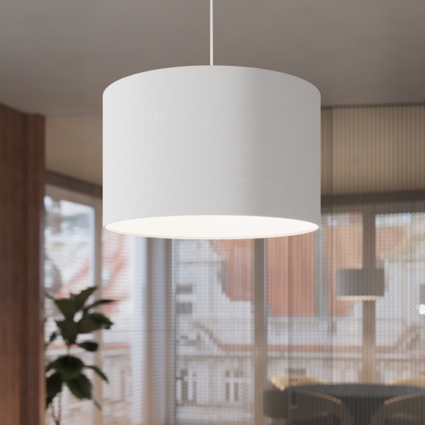 Luster na sajli NOVA 1xE27/15W/230V prečnik 40 cm beli