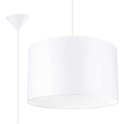Luster na sajli NOVA 1xE27/15W/230V prečnik 40 cm beli