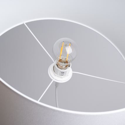 Luster na sajli NOVA 1xE27/15W/230V prečnik 40 cm beli
