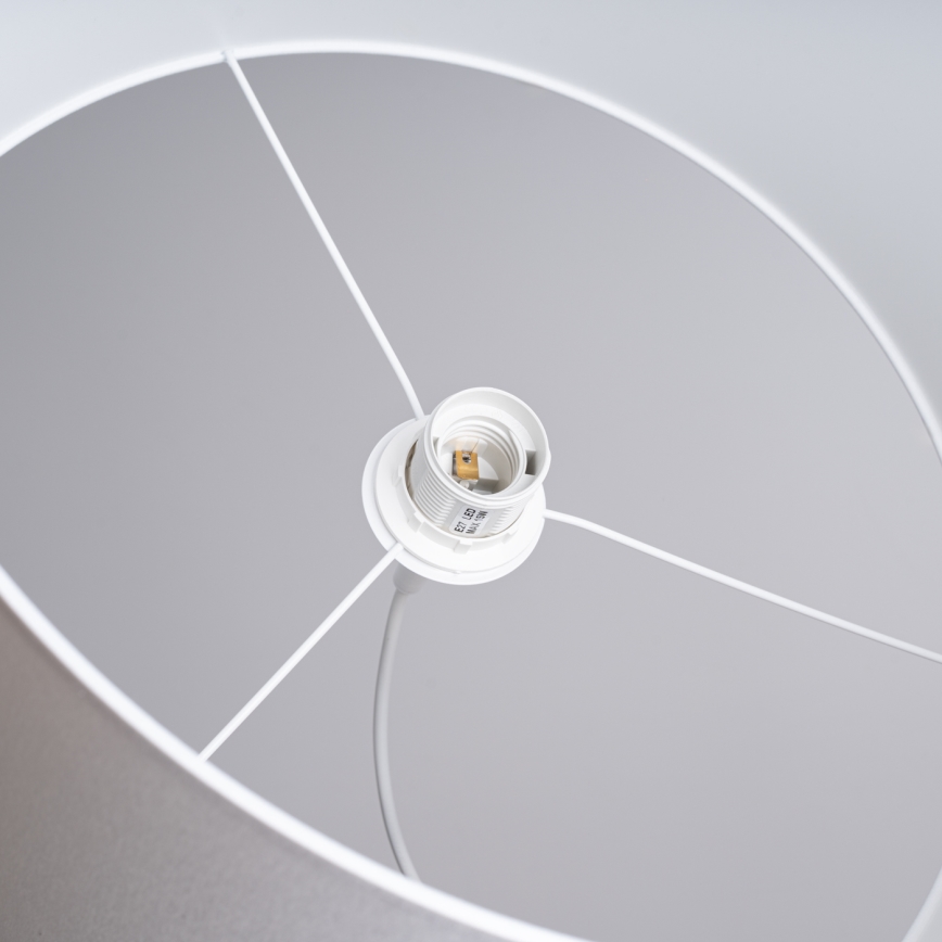 Luster na sajli NOVA 1xE27/15W/230V prečnik 40 cm beli