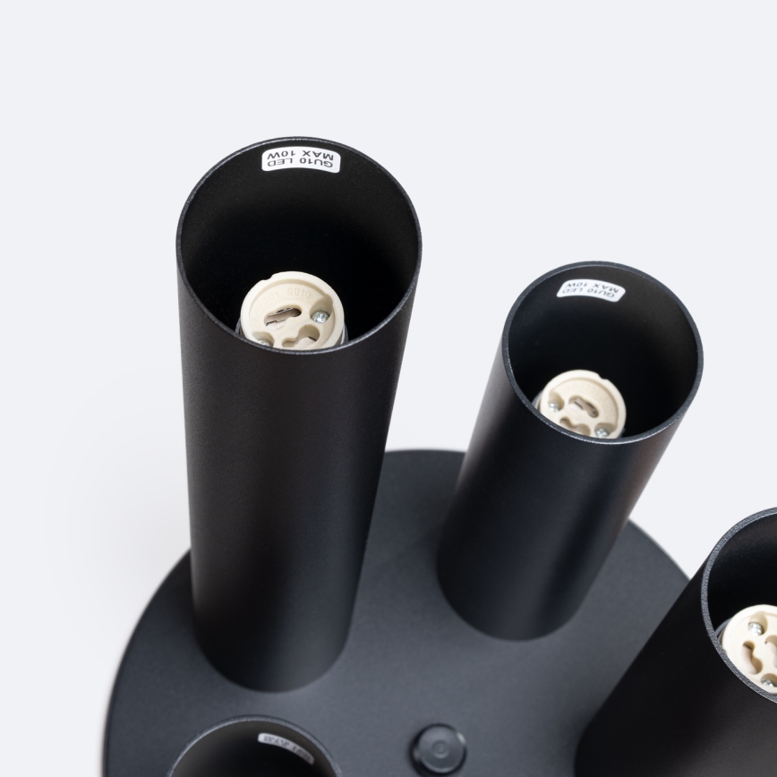 Spot svetiljka LAGOS 5xGU10/10W/230V crna