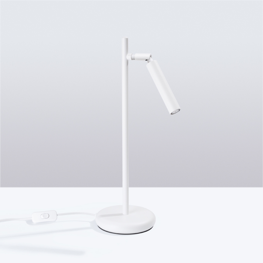 Stona lampa PASTELO 1xG9/8W/230V bela