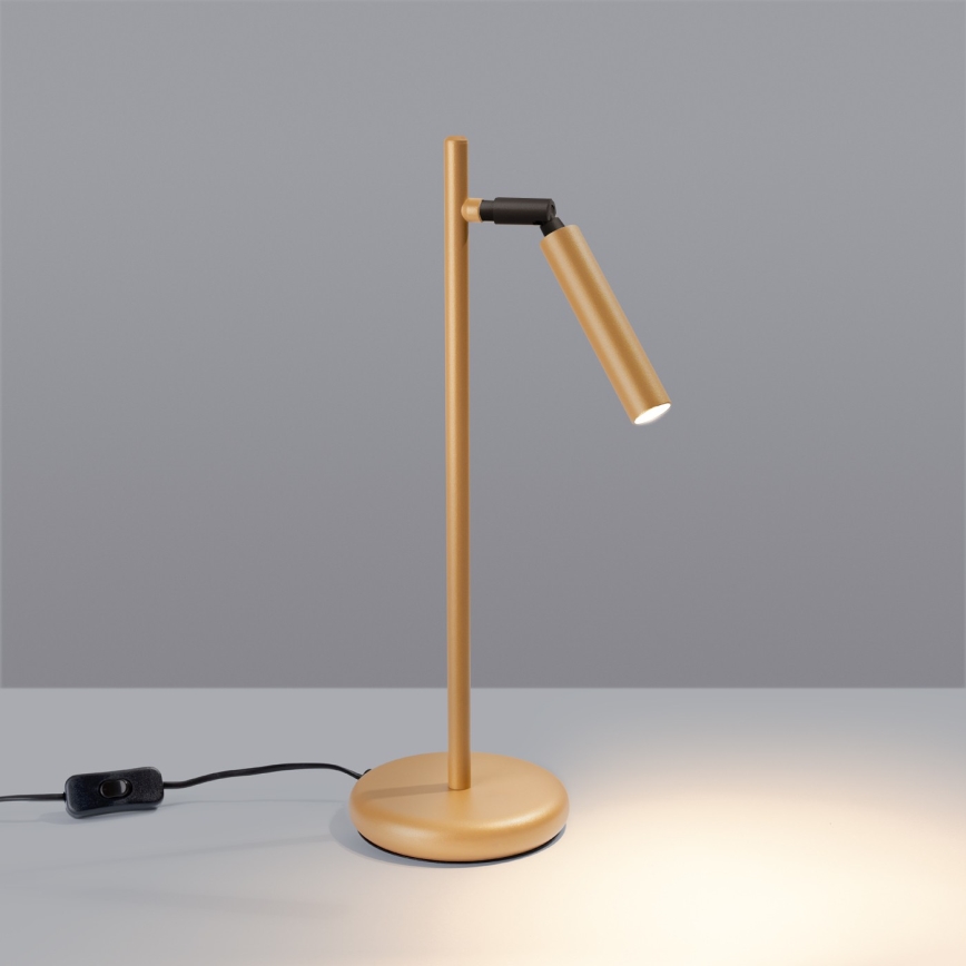 Stona lampa PASTELO 1xG9/8W/230V zlatna