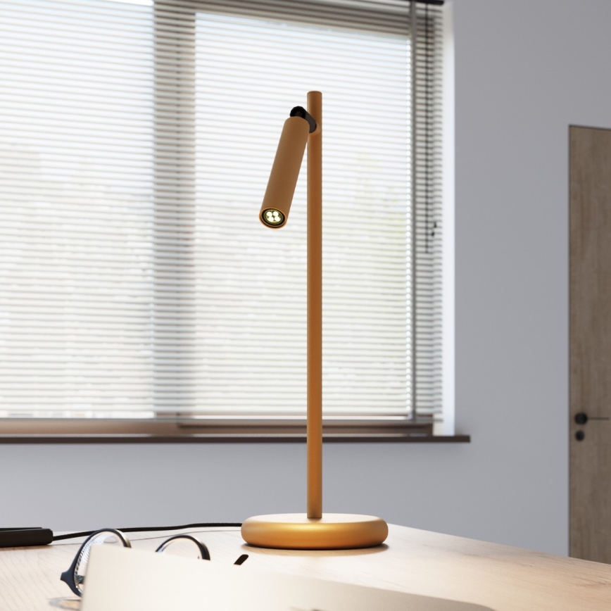Stona lampa PASTELO 1xG9/8W/230V zlatna