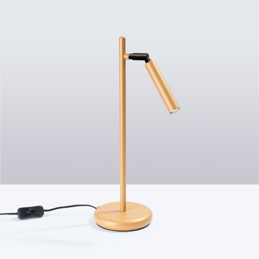 Stona lampa PASTELO 1xG9/8W/230V zlatna