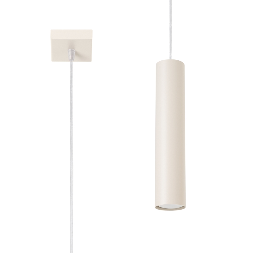 Luster na sajli LAGOS 1xGU10/10W/230V krem boje