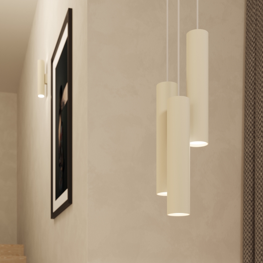 Luster na kablu LAGOS 3xGU10/10W/230V krem boje