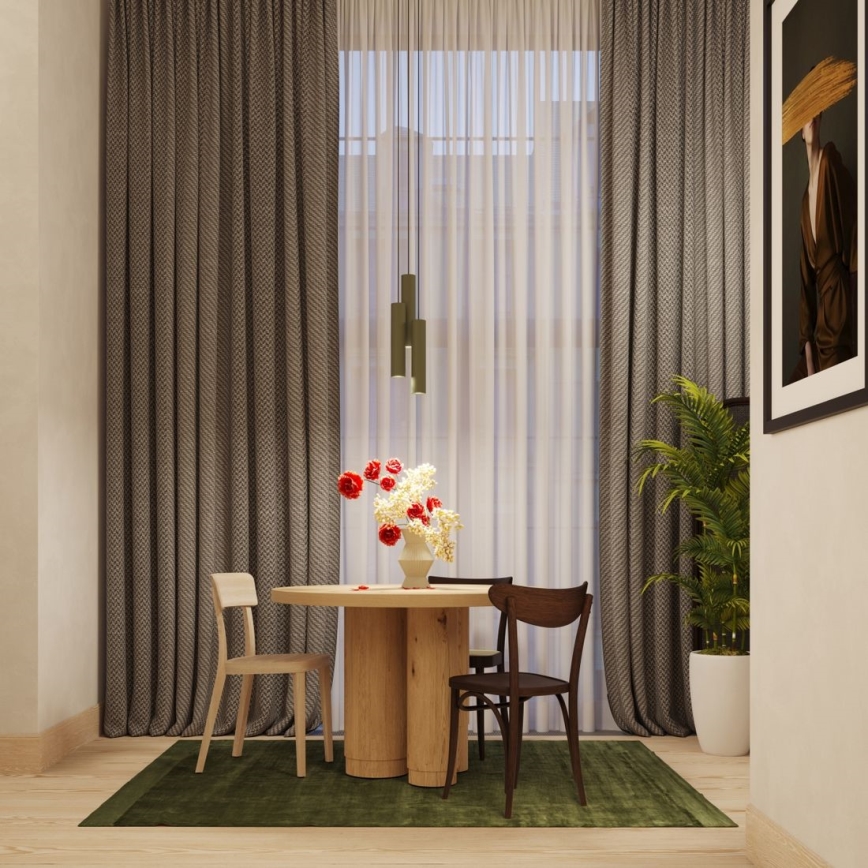 Luster na sajli LAGOS 1xGU10/10W/230V, zelene boje